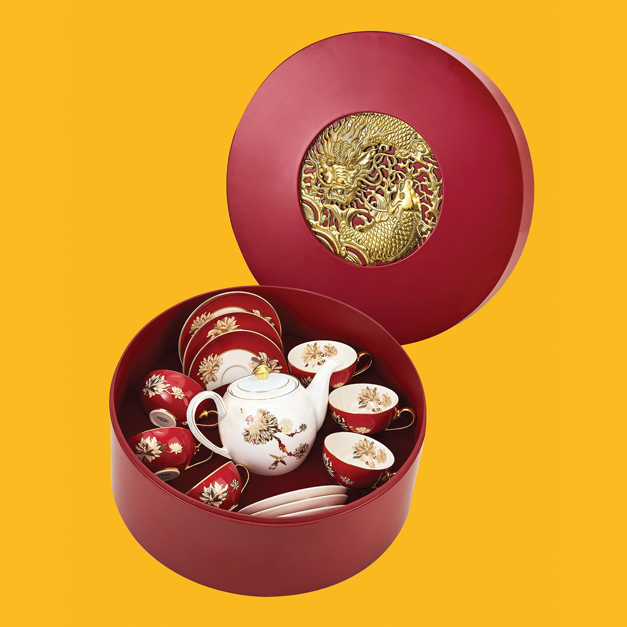 LỤC ẨM TEA SET - RED